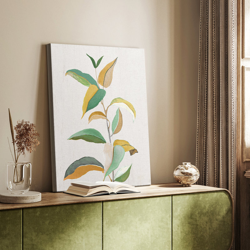 Touched with Sage I -Gallery Wrapped Cavas, 18" H x 12" W