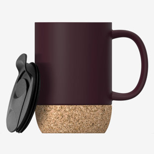 personalized ceramic travel mug with handle
