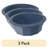 Small Crock Dog Bowl, Blue 3 Pack