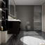 Ensemble de meuble-lavabo double mural Romer-734942759