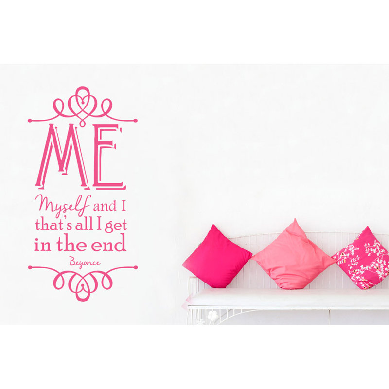 Wall Decal, Medium, Pink