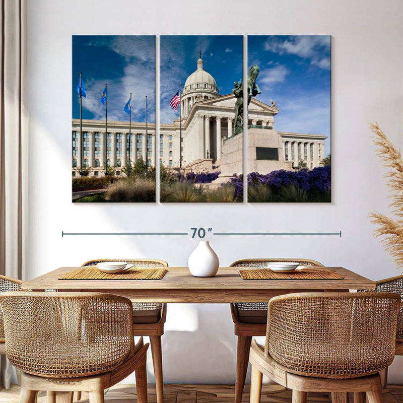 Rorry Oklahoma State Capitol, 42" H x 65" W