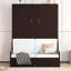 Lit escamotable mural Murphy avec coussin, base de lit-181673614