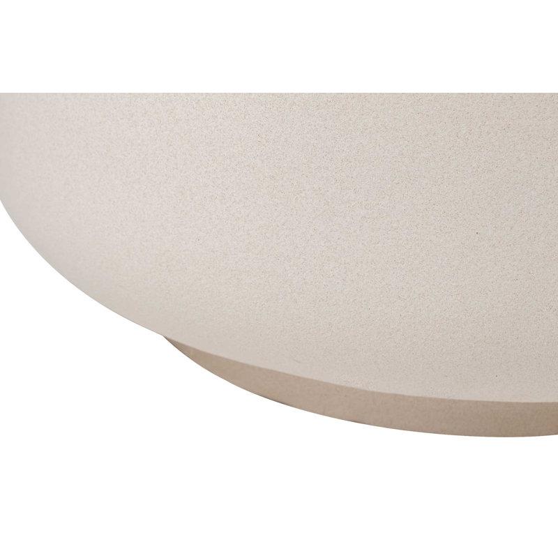 Provenance Signature Outdoor Round Side Table, Sand, Jet