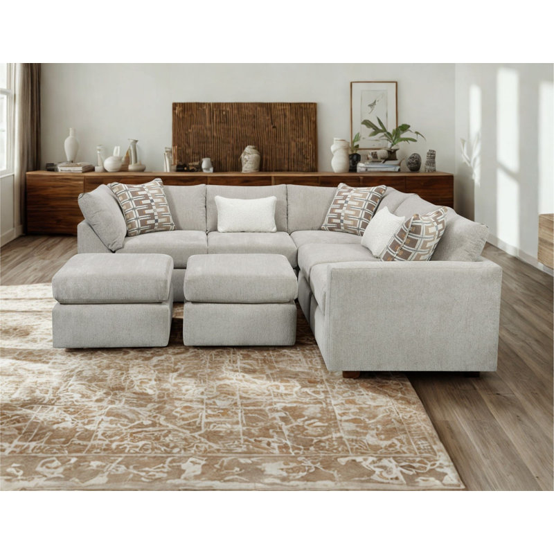 Nolte Pebble 7 pièces modulaire avec repose-pieds