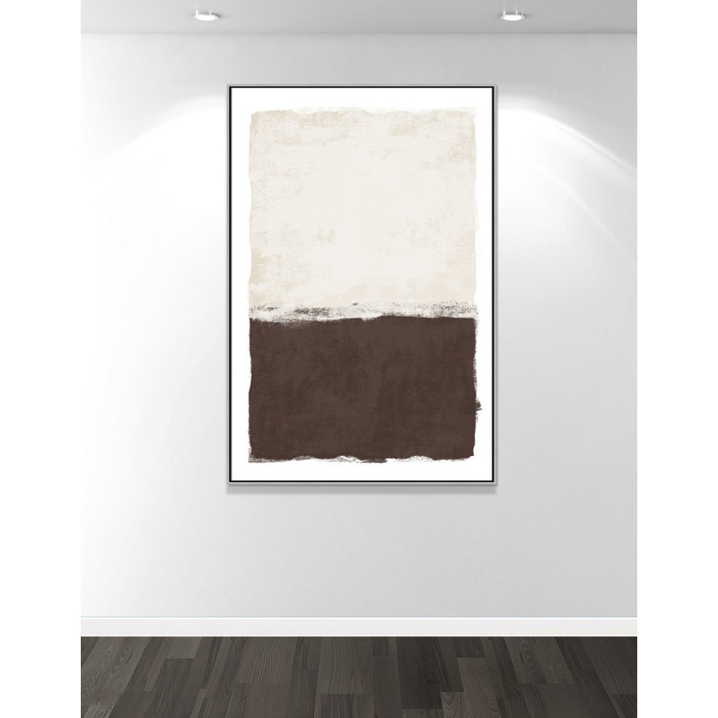 «Chocolat trempé II» par Natalie Carpentieri, Flottant argenté, L 41,5 po x H 61,5 po