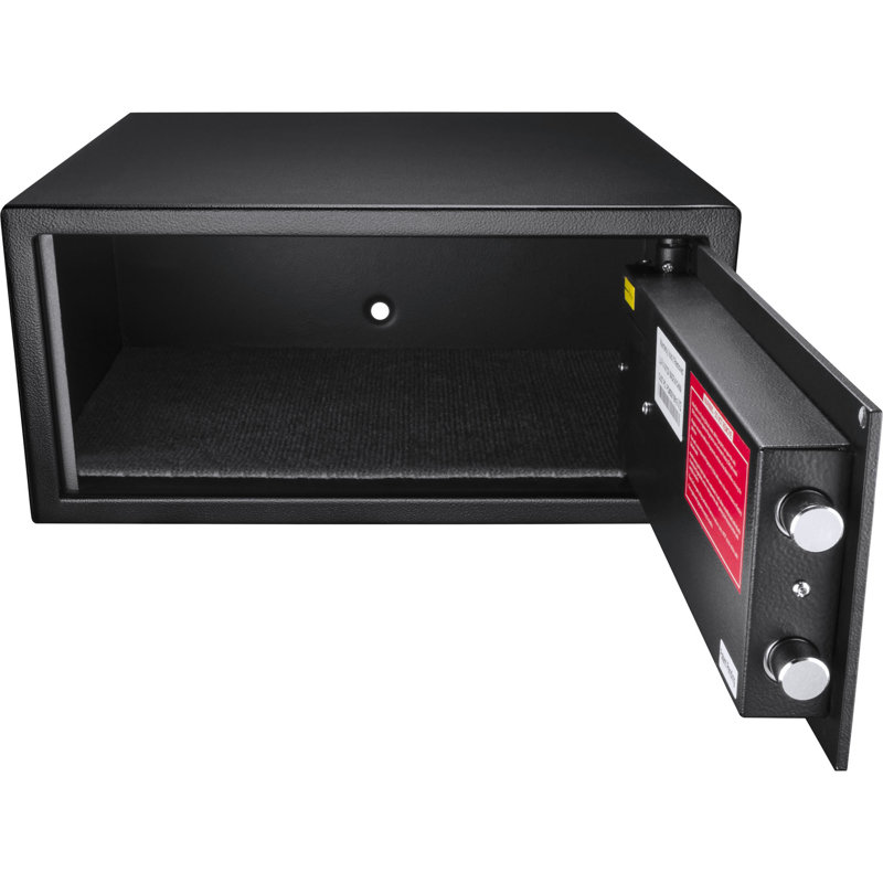 0 79 Cu Ft Biometric Security Safe, 7.75" H x 14.5" W x 16.5" D