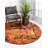 Rizer Abstract Orange Area Rug-582842028