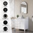 Wall Mounted Bathroom Framed LED Mirror With Memory Function-1289264547-1340570947