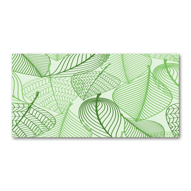 Leaves Pattern - Wrapped Canvas Print