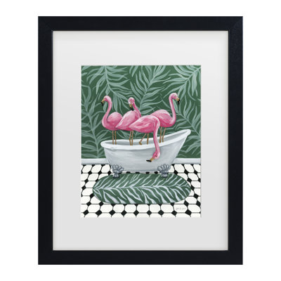 «Flamants roses dans la baignoire»