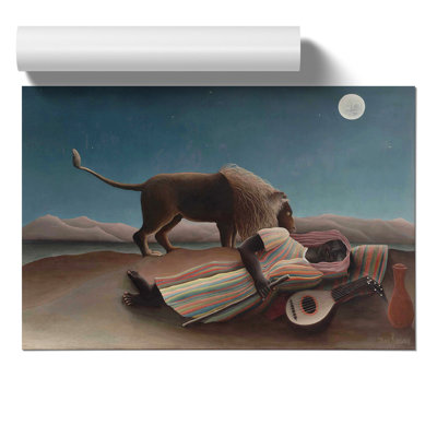 The Sleeping Gypsy by Henri Rousseau - Frameless Print