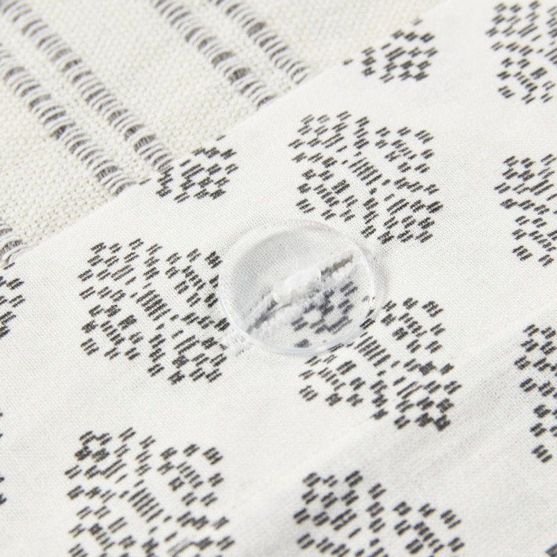 Cotton King/ King Duvet - Grey Stripes Decorated Bedding , With Star Pattern