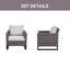 Chaises de patio avec coussin Naresa-77384299