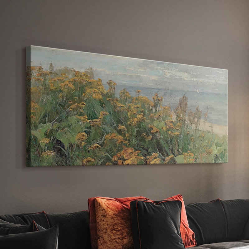 Série paysage - CMLVII - Toile tendue avec châssis - Prêt à accrocher, H 24 po x l 48 po