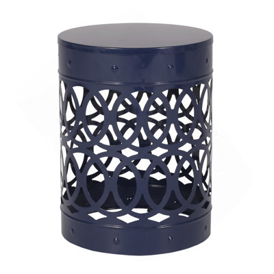 Outdoor Metal End Table -Large
