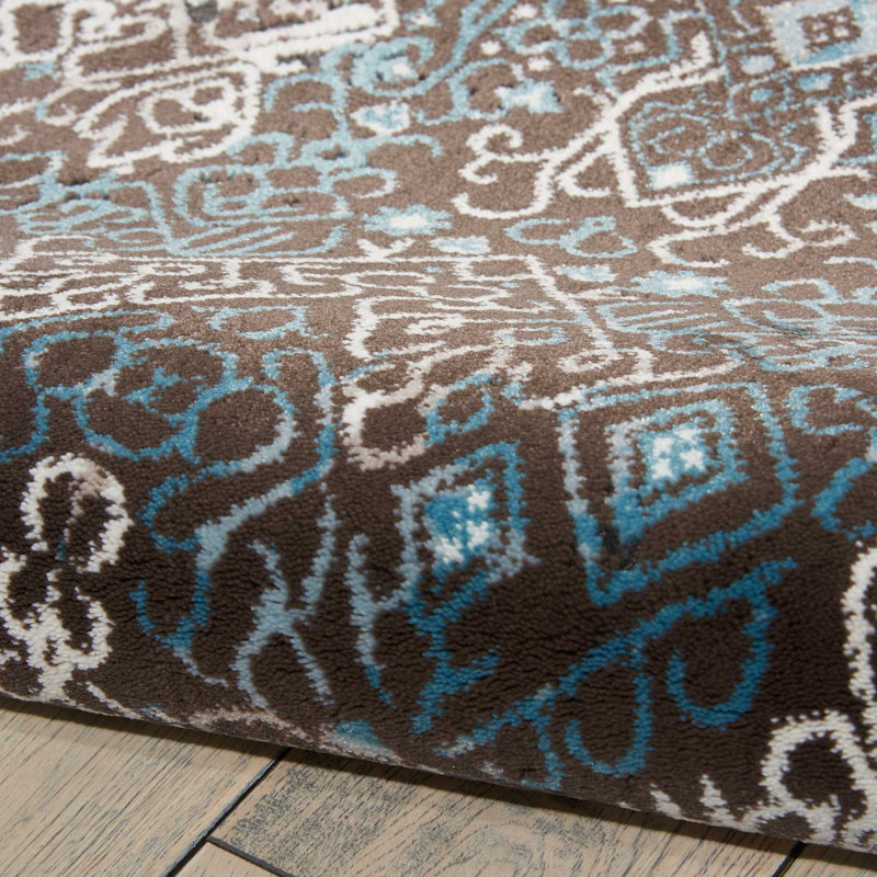 Saliba Abstract Indoor Rug, Rectangle 5'3" x 7'4"