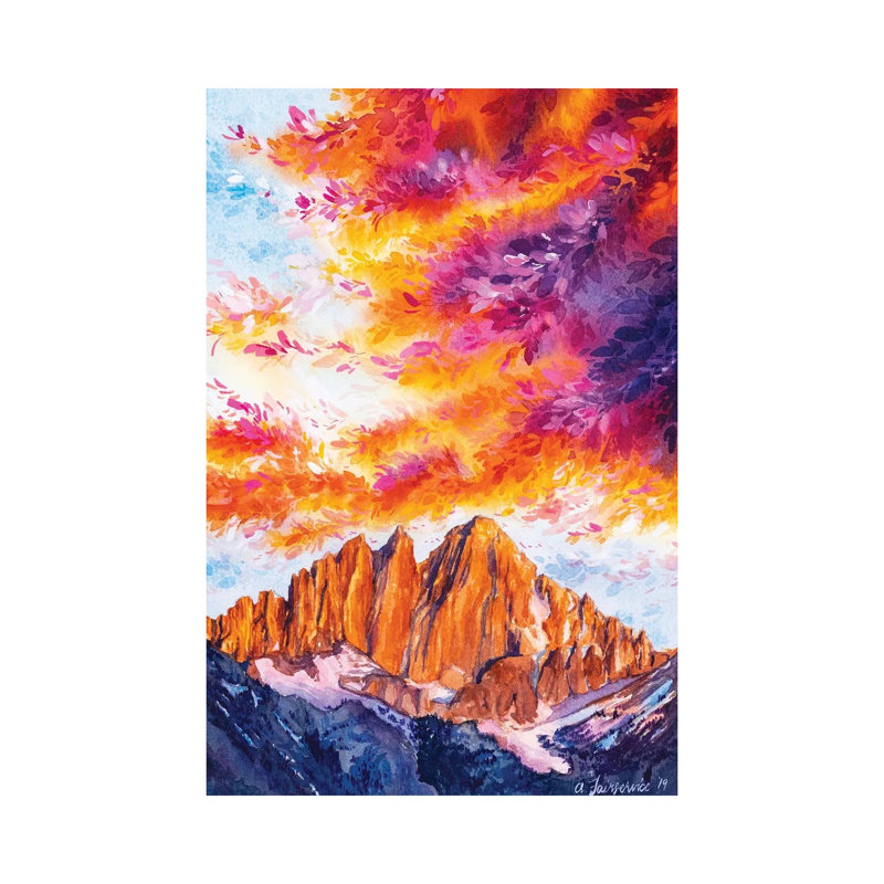 On Fire by Andrea Fairservice - Painting on Canvas, 66.04 cm H x 45.72 cm W x 3.175 cm D, Wrapped Canvas