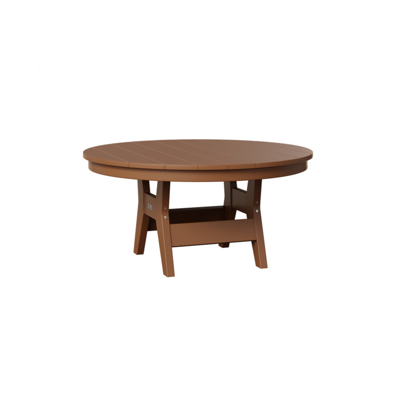 Berlin Gardens Harbor Natural 38″ Round Conversation Table, Cedar