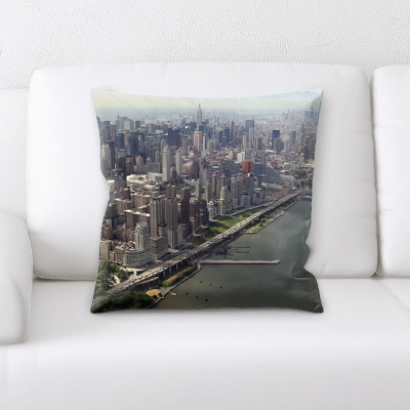 Coussin et housse de coussin carré Bourbon City