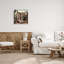 Cowboys et cactus sur bois, impression-93872625