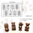 Polycarbonate Animal-Shaped Chocolate Mold – 8-Cavity Durable BPA-Free Candy Making Tray, Easy-Clean & Reusable