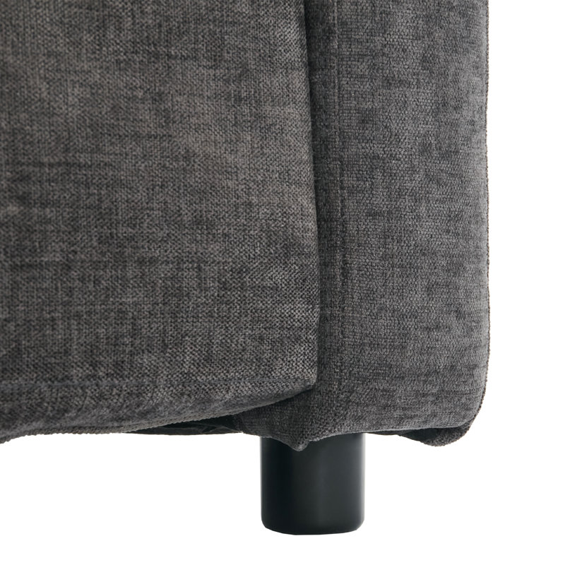 Canapé confortable 89 po 3 places Cozy, Gris