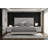 Staci Upholstered Platform Gray Queen Bed-1041822626-1041822627