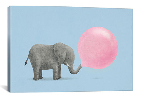 Art sur toile Jumbo Bubble Gum, H 26 po x l 40 po x P 1,5 po