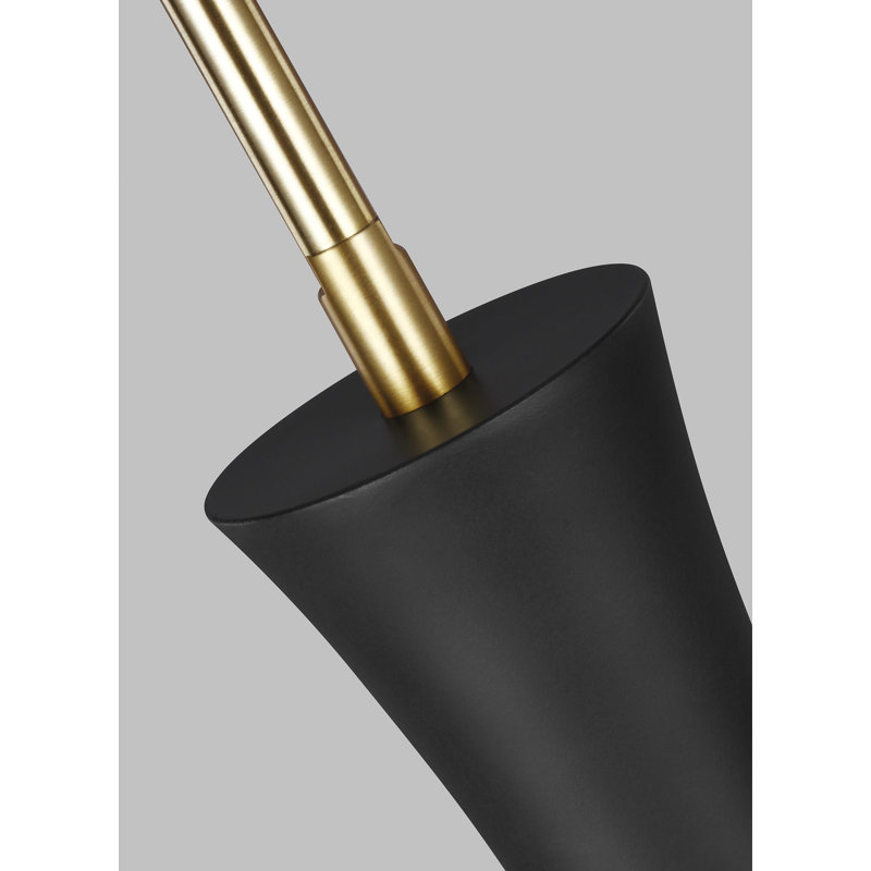 Joan 1 - Light Single Pendant, Black/Gold, Black/Gold