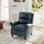 Fauteuil inclinable manuel avec dossier à oreilles Ameiah