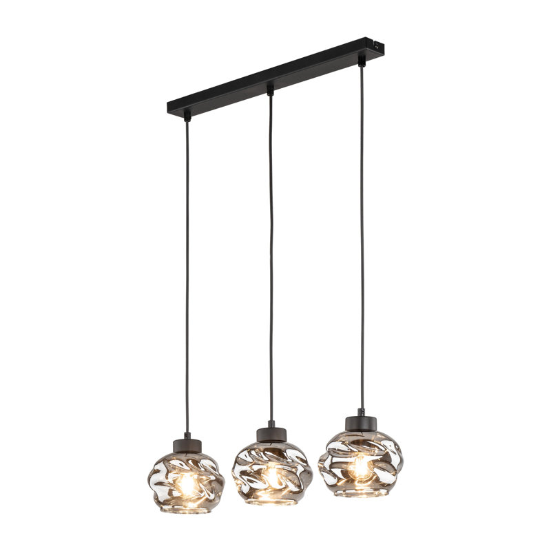 Bauza 3 - Light Stainless Steel Kitchen Island Pendant