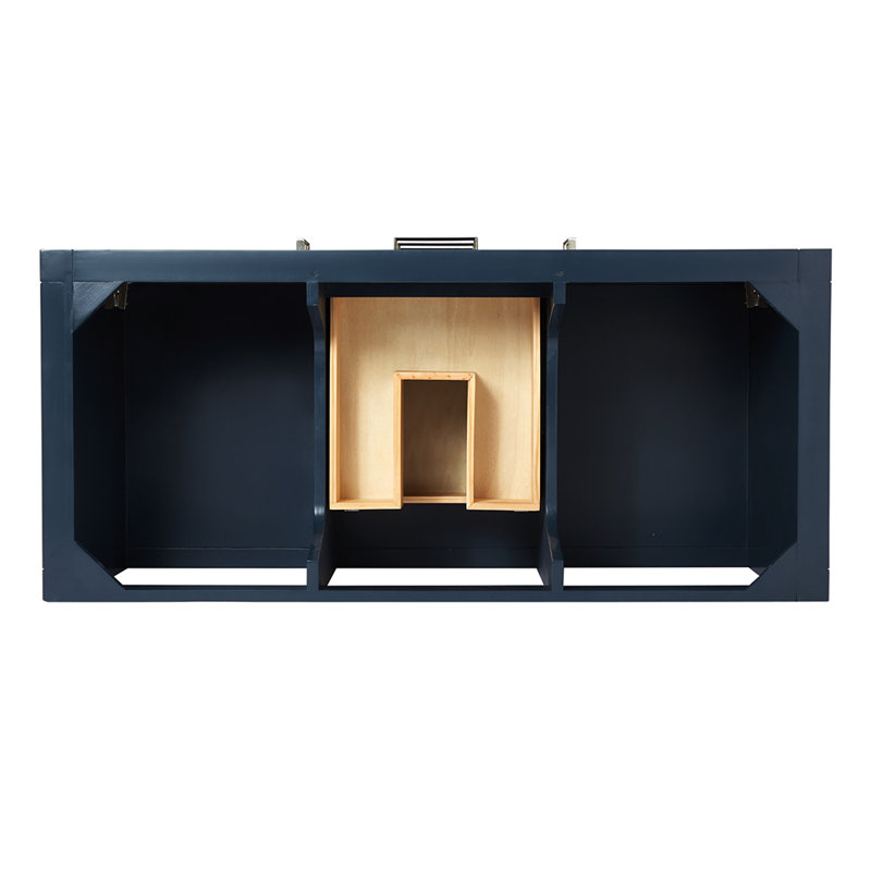 Bayhill 48'' W Single Bathroom Vanity Base, Blue