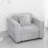 Gray U-Shaped With Hydraulic Lift & Storage. Comfortable 6 Seating. For Bedroom And Living Area. Modern . Stylish. Made Of Microfiber Foam-1365044282-1365044275