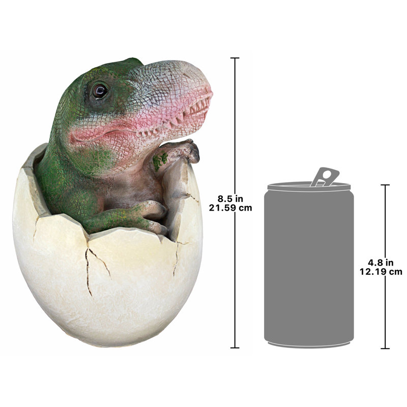 Sculpture pour oeuf baby dino tyrannosaure rex