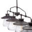 Benee 4 - Light Matte Black Kitchen Island Pendant
