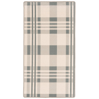 Natural Fiber 157 Sisal Pile Plaid Rug