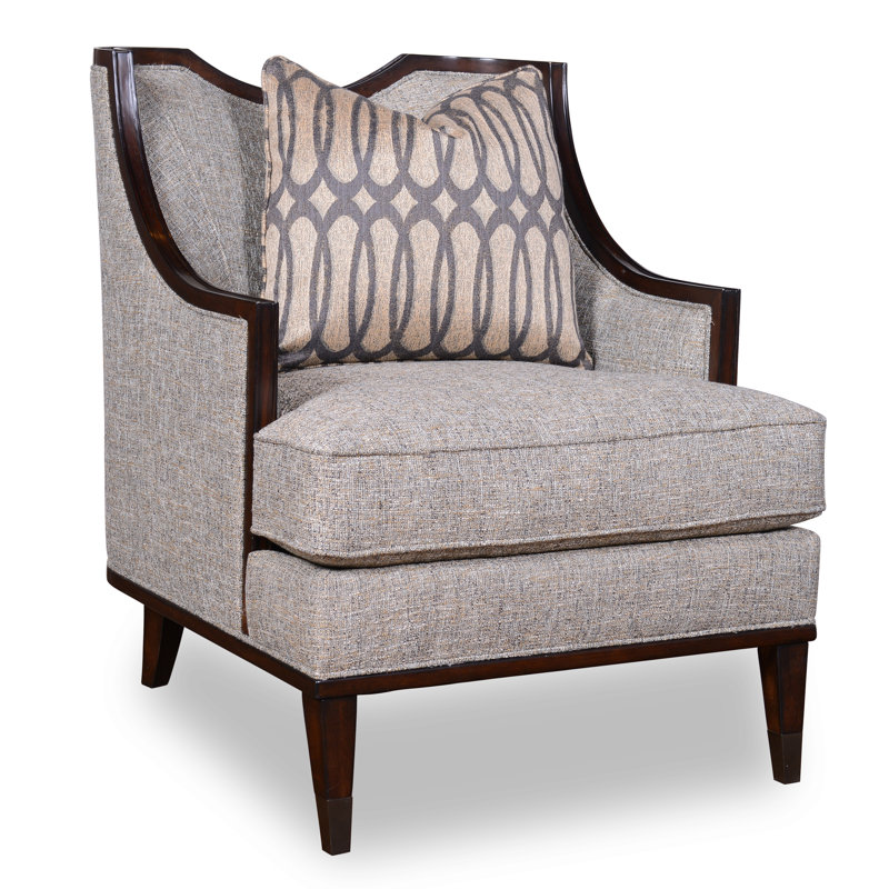 Harper Upholstered Armchair, Mineral