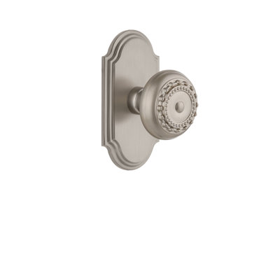 Fausse plaque simple avec bouton de porte Parthénon Grandeur