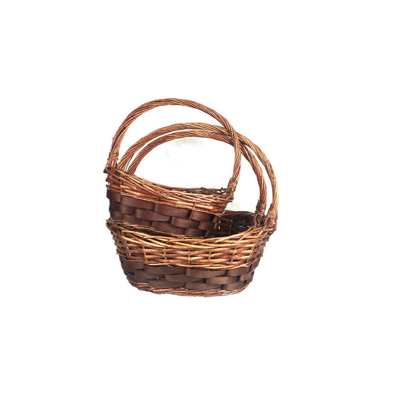 Panier à mèche en forme de bateau, H 6 po x l 17 po x P 13 po
