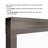 Classic 56'' - 60'' W x 70'' H Bypass Semi-Frameless Shower Door with Pattern Glass-14170727-14170725