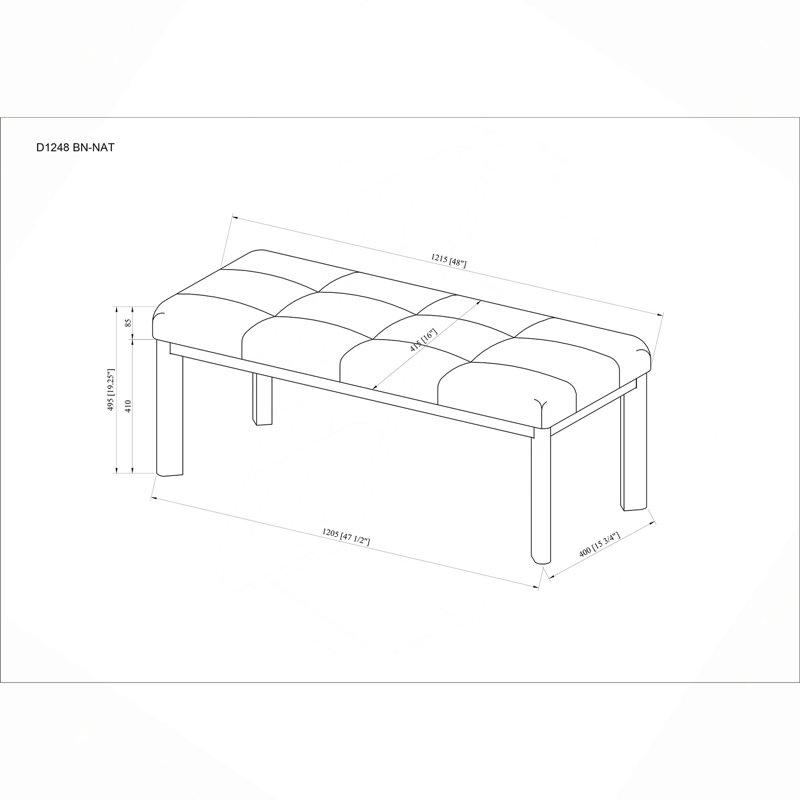 Morgan Dining 6pc Table, Chair and Bench Set