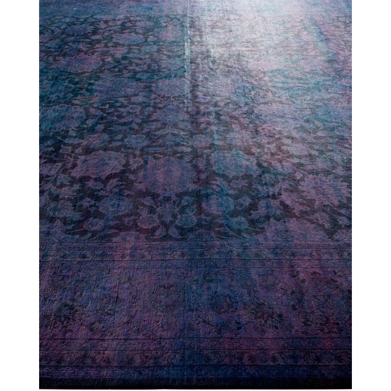 Fine Vibrance One-of-a-Kind 9'3" X 12'5" Hand Knotted Area Rug