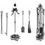 Bilbao Iron Fireplace Tool Set