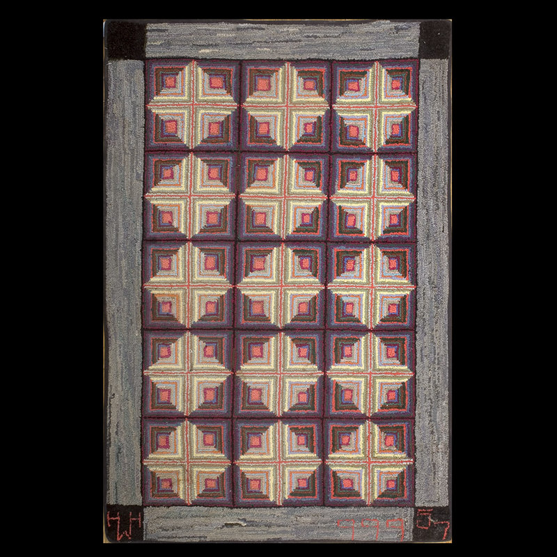 Tapis crocheté One-of-a-Kind American