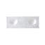 Meuble-lavabo double 61 po avec plateau en marbre Georgean-623820756