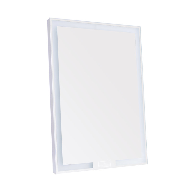 Miroir de coiffeuse avec lumière DEL Royale Elegance, 31,5 po x 23,5 po