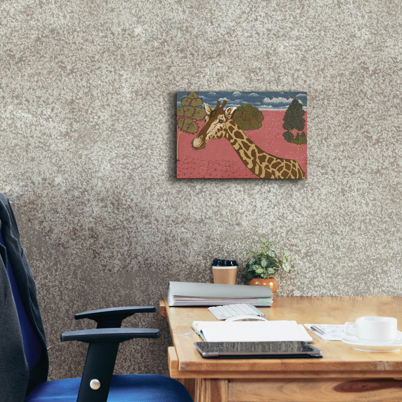 'Savanna Stroll' by Stellar Design Studio, Canvas Wall Art, 12" H x 18" W x 0.75" D