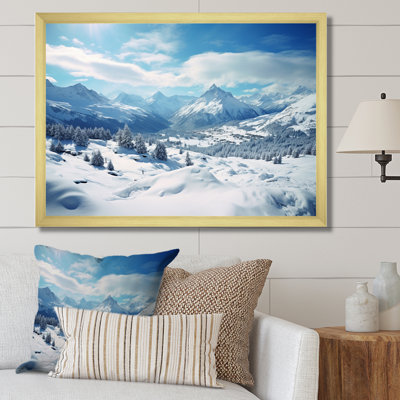 Bernadete " French Snowy Peaks In The Alps IV "
