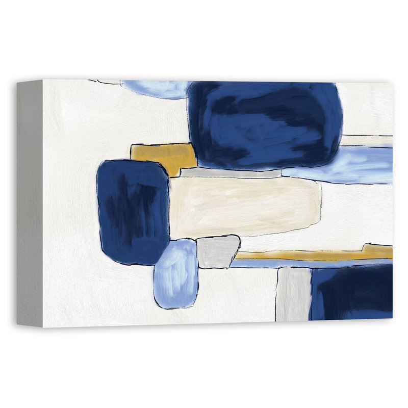 « abstract square », impression sur toile, H 32 po x l 48 po, Toile tendue